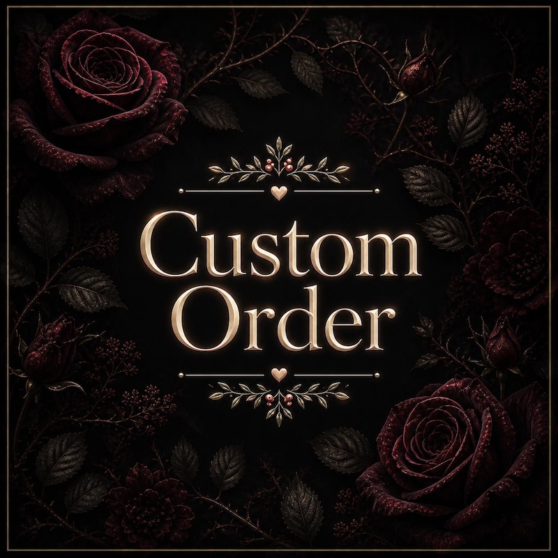 CUSTOM ORDER — Made to Order, Design from Scratch or by Your Photo